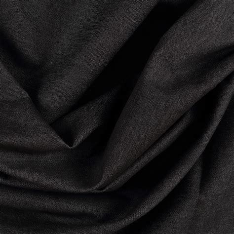 Denim Black Trousering Bloomsbury Square Dressmaking Fabric