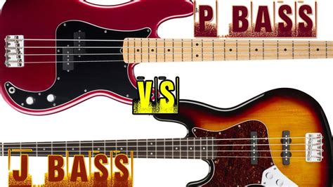 Precision Bass Vs Jazz Bass Comparison Explanation YouTube