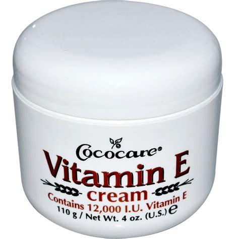 Cococare Vitamin E Cream 4 Oz