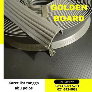 Jual Terbaru Karet List Tangga Step Nosing Abu Polos Meter Langsung Diproses Jakarta