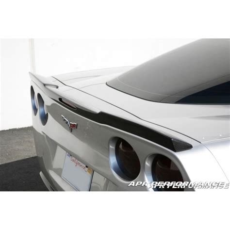 2005 2013 Chevy Corvette C6 Apr Carbon Fiber Rear Spoiler Wing As 105806