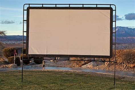 The 12 Best Outdoor Projector Screens Improb