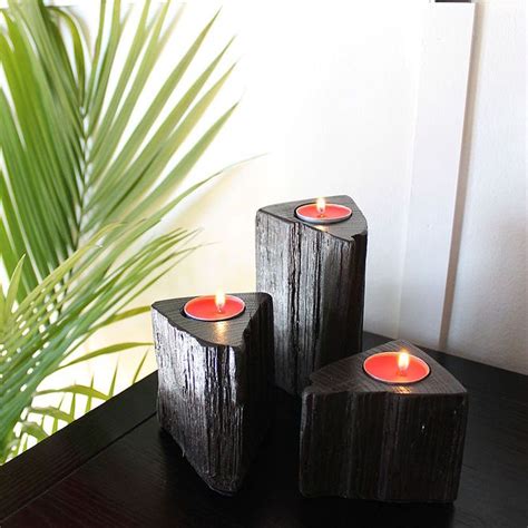 Firewood Pillar Candle Holders Candle Holders Pillar Candle Holders