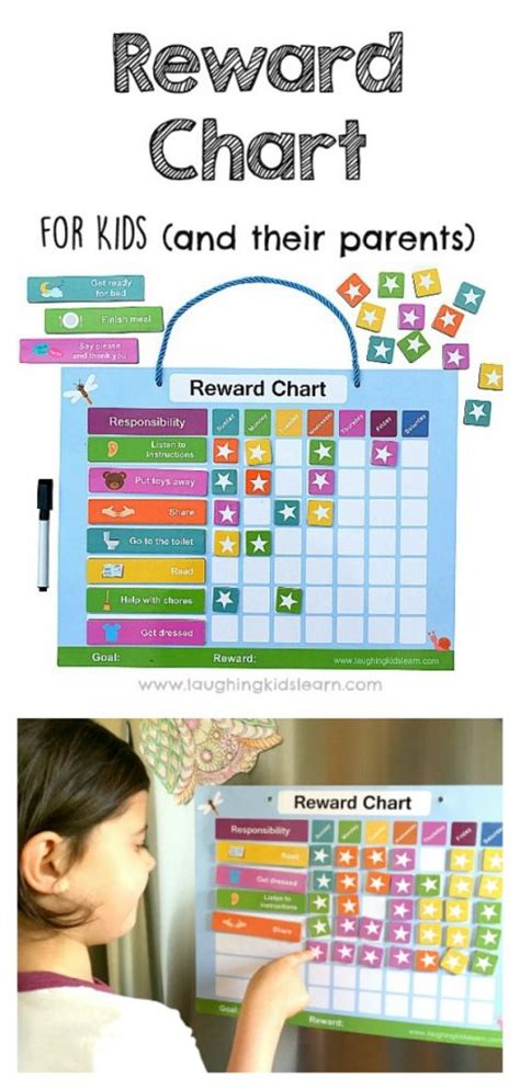 Magnetic Reward Chart For Kids To Use At Home Laughing Kids Learn