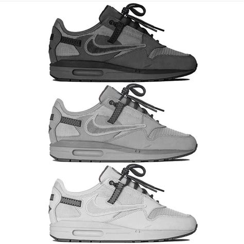 The Sole Supplier On Twitter Travis Scott X Nike Air Max 1 Greyscale