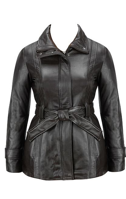 Draconite Plus Size Coat For Women Leather4sure Leather Coats