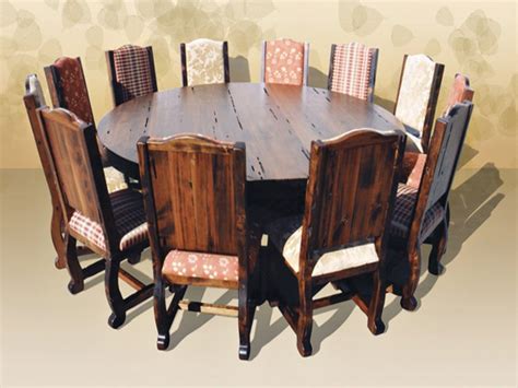 Large Round Dining Table Seats 10 Ideas On Foter In 2021 Large