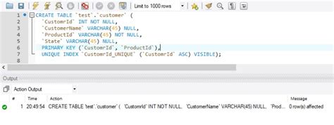 Then set the primary key (at 2:01). SQL Create Table - JournalDev