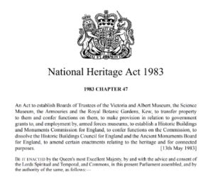 ­ (i) declared as national monuments under section 35; Case study - Helping the V&A navigate GDPR