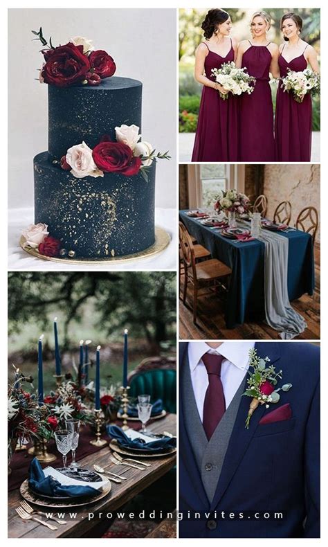 5 Stunning Jewel Toned Wedding Color Ideas For 2020 Burgundy Wedding