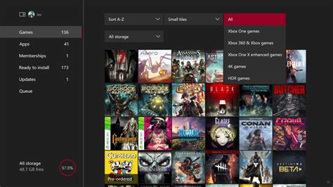 The Xbox Insiders Alpha Ring Now Lets You Filter Xbox One