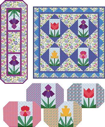 To view an earlier version of the wiki without these spoilers, go to the time machine! QDNW Get Set for Spring quilt pattern