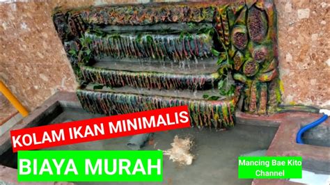 Apakah tanah berbatu, tanah pasir, tanah liat, atau jenis tanah lainnya. Kolam Ikan Minimalis Biaya Murah - YouTube