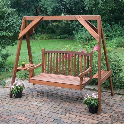 Dream For Free Standing Porch Swing — Randolph Indoor And Outdoor Design