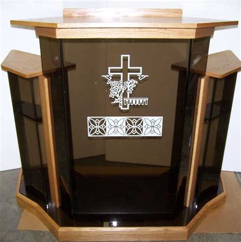 Pulpit Wing Style Acrylic Podiums Church