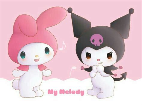 Melody And Kuromi Sanrio Hello Kitty Hello Kitty Characters Melody Pokemon