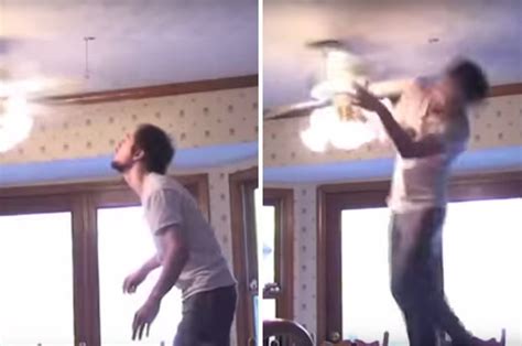 Man Accidentally Sticks His Head In Ceiling Fan Daily Star