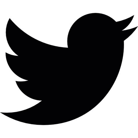 Twitter Icon Black And White 408314 Free Icons Library