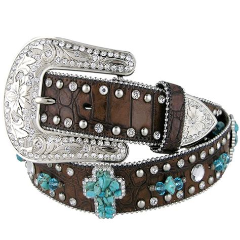 Turquoise Cross Western Belt Probably Would Go For The Gator Skin But I Love The Colors