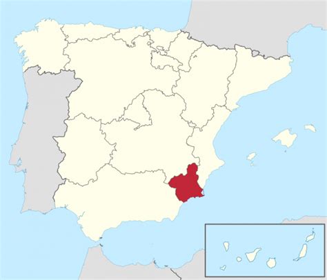 Mapa De Murcia Provincia Municipios Turístico Y Carreteras De