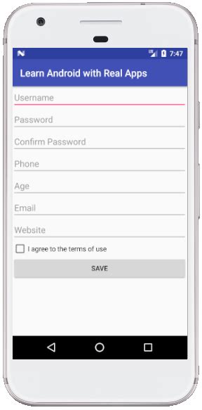 Form Validation In Android Learn Programming With Real Apps