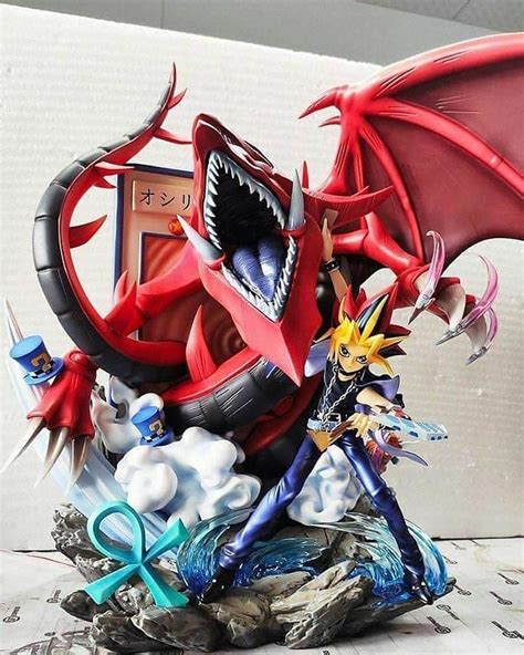 Anime And Comic Figures On Instagram Topdeck Master Yugi Muto Yugi And Slifer The Sky Dragon