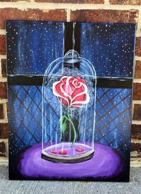 Craft paint works fine on canvas and it's easy on the budget! 110 Easy Canvas Painting Ideas For Beginners