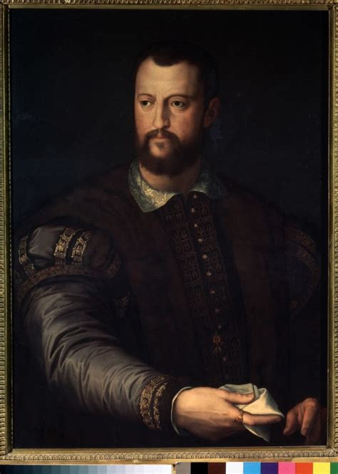 Portrait Of Grand Duke Of Tuscany Cosimo Agnolo Bronzino