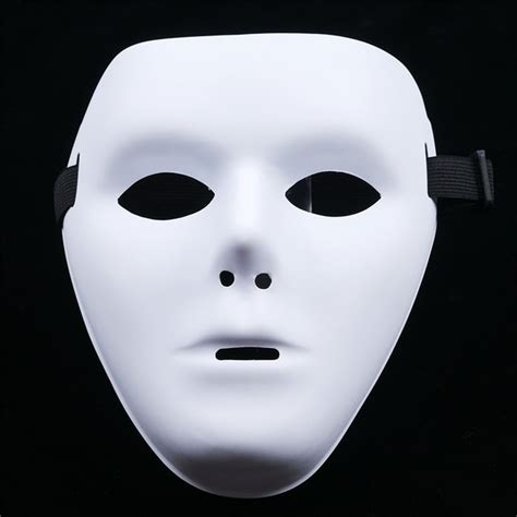 White Face Mask Halloween Party Masks Hip Hop Ghost Dance Performances