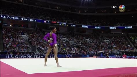 Gabby Douglas Floor Exercise 2016 Olympic Trials 2016 Day 1 Youtube