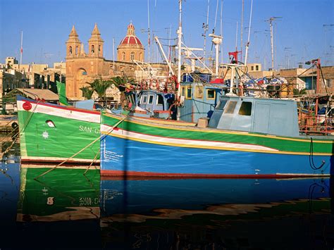 The Colourful Fishing Village Of Marsaxlokk Excelsior Hotel Malta