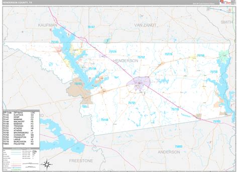 Henderson County Tx Maps