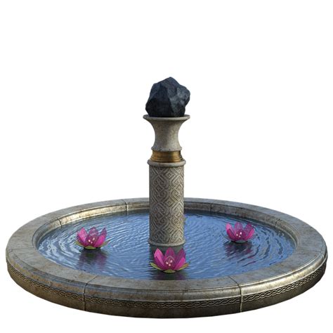 Water Fountain Flowers Rock Free Image On Pixabay