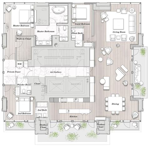 Madison PHA Floor Plans And Pricing Condo Floor Plans Penthouse Apartment Floor Plan