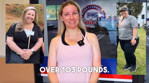 in 1 year i lost 103lb sharon s weight loss story youtube
