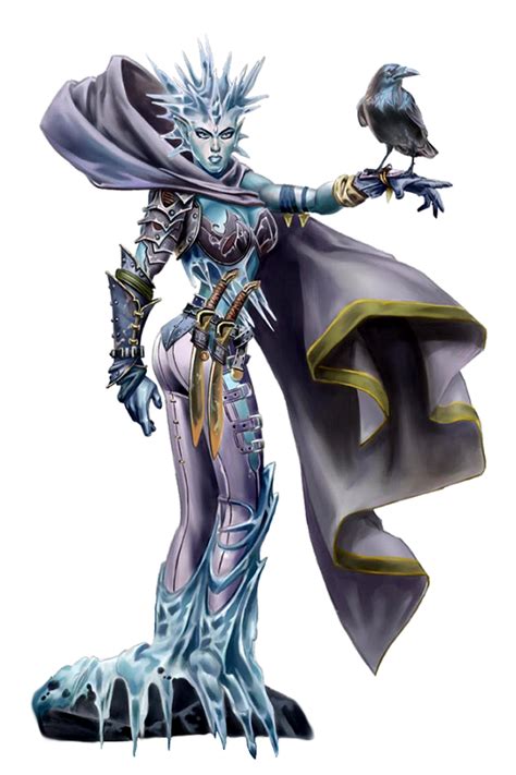 Female Human Ice Witch Pathfinder Pfrpg Dnd Dandd D20 Fantasy Fantasy