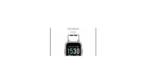 LetsFit ID205 Smart Watch User Manual