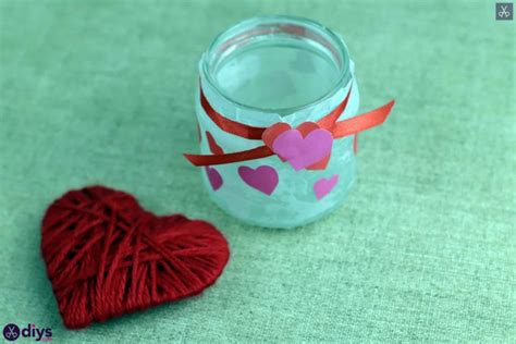 Diy Valentines Day Candle Holder From A Mason Jar Domajax