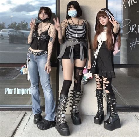 Alt Friend Group Fashion Inspo Outfits Cosplay Outfits Swaggy Outfits