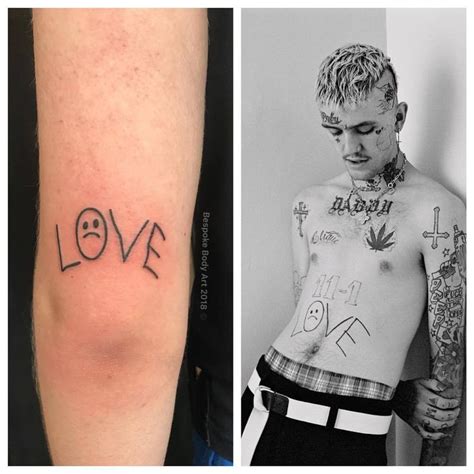 Due to accidental overdose drugs and painkiller. Resultado de imagem para love tattoo lil peep | Lil peep ...