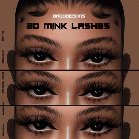 3d Eyelashes ｡part 5 By Miiko The Sims Book