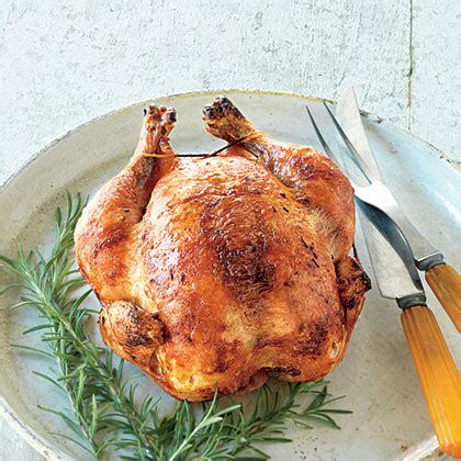 No boring lettuce for me, thank you. Rosemary-Brined Rotisserie Chicken Recipe | MyRecipes