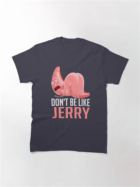 jerry slug t shirt for sale by simplet s redbubble rickandmorty t shirts rick and morty