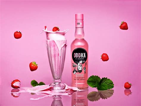 Friday Cocktail Strawberry Milkshake Vodka Cocktails With Oddka Vinspire