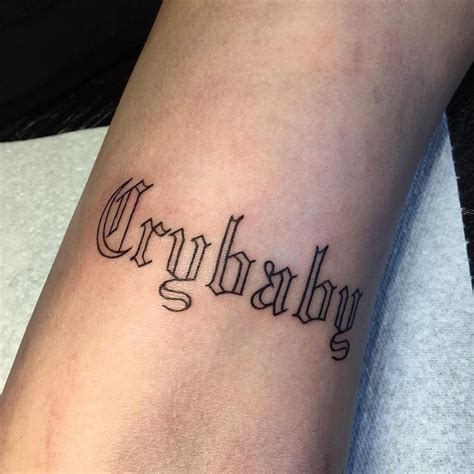 Cry Baby Lil Peep Tattoos Baby Tattoos Dream Tattoos Dope