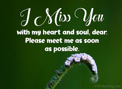 80 Miss You Messages And Quotes Wishesmsg