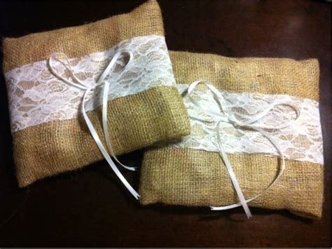 Lillian rose camouflage ring bearer pillow. Our DIY ring/coin bearer pillow. Burlap & lace, rustic ...