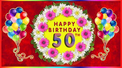 50th Birthday Images Greetings Cards For Age 50 Years