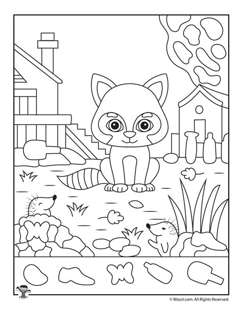 fall animals i spy worksheet woo jr kids activities