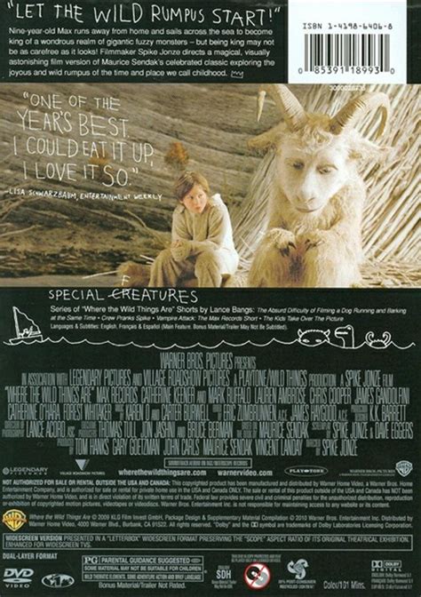 Where The Wild Things Are Dvd 2009 Dvd Empire